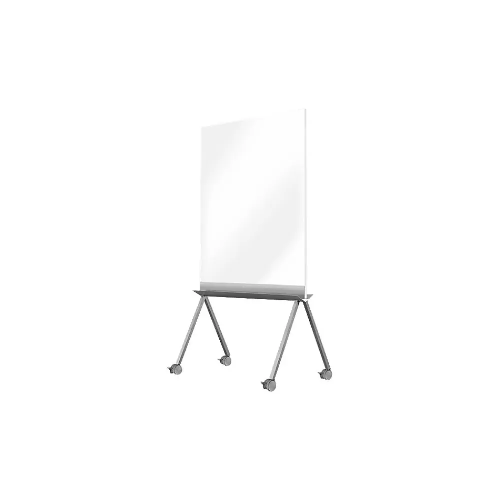 Ghent Roam Laminate Dry-Erase Whiteboard, Aluminum Frame, 4' x 3' (RM36SAWHN) New