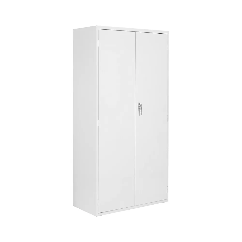 Global 9300 Series 72" Steel Storage Cabinet with 4 Shelves, Designer White (TD9336S72DWT) Best