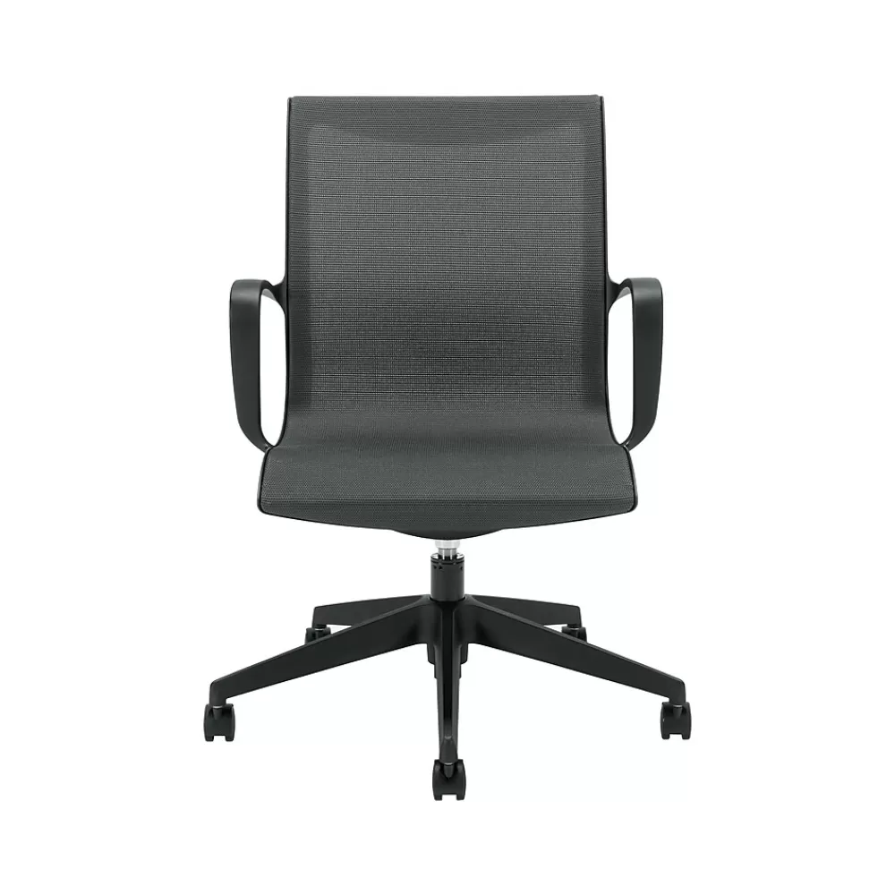 Global Solar Mesh Conference Chair, Gray/Black (8456STM) Cheap