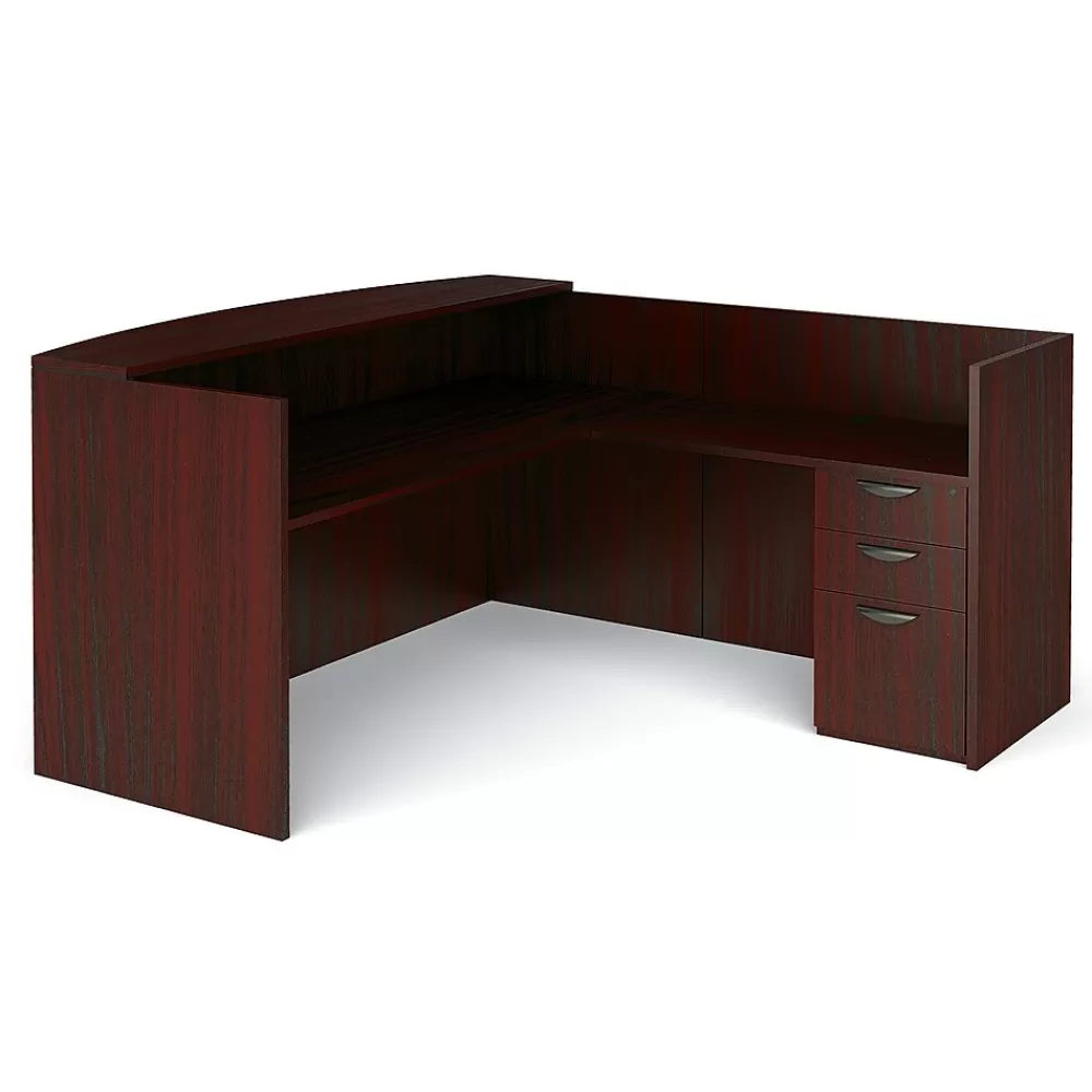 Offices to go Global Superior BUNDLE15 Workstation, Mahogany Outlet