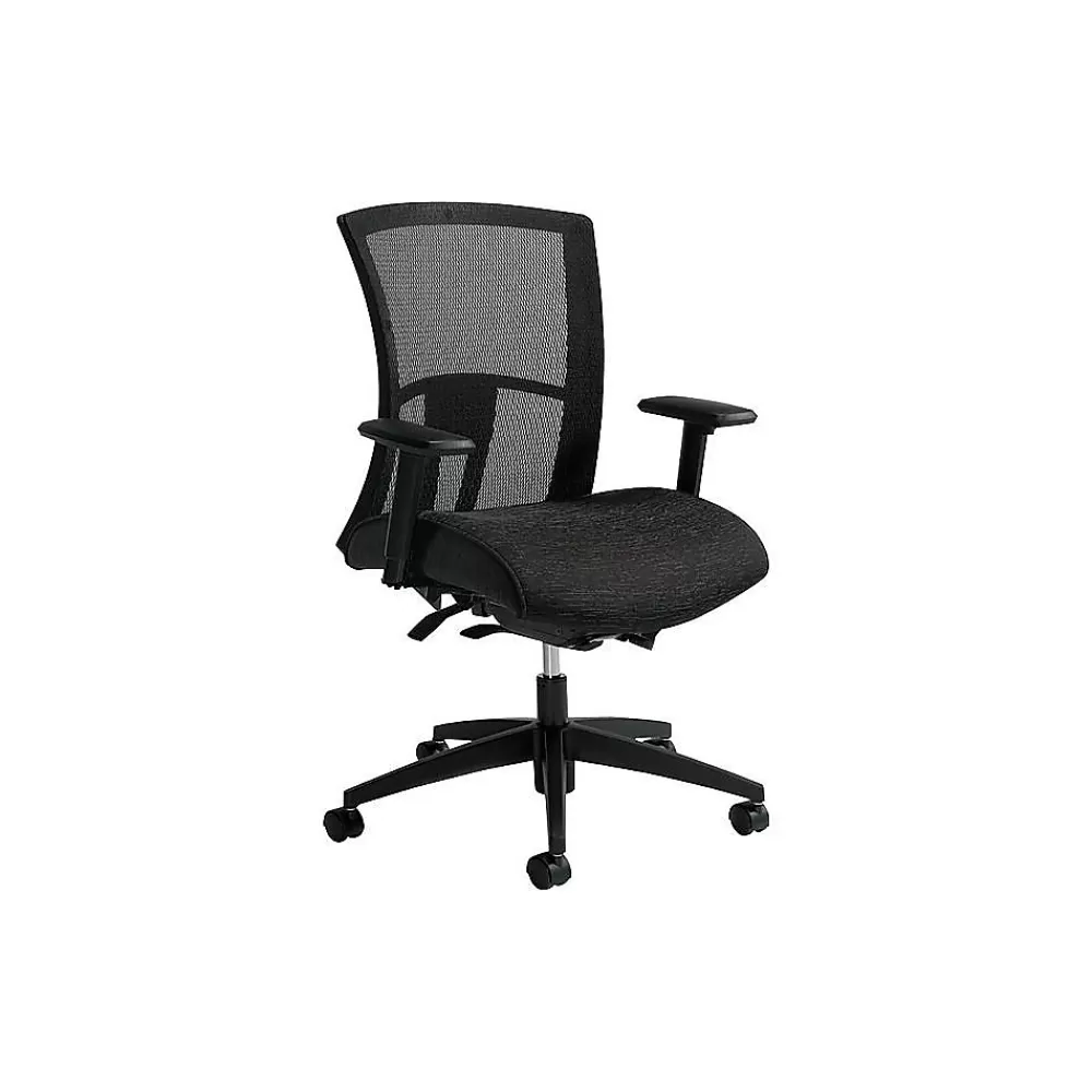 Global Vion Mesh Task Chair, Black Coal (6322-8-UR22) Flash Sale