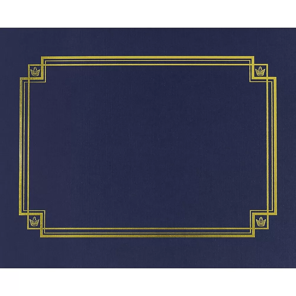 Great Papers Certificate Holders, 9.75" x 12.5", Navy, 3/Pack (938903) Sale