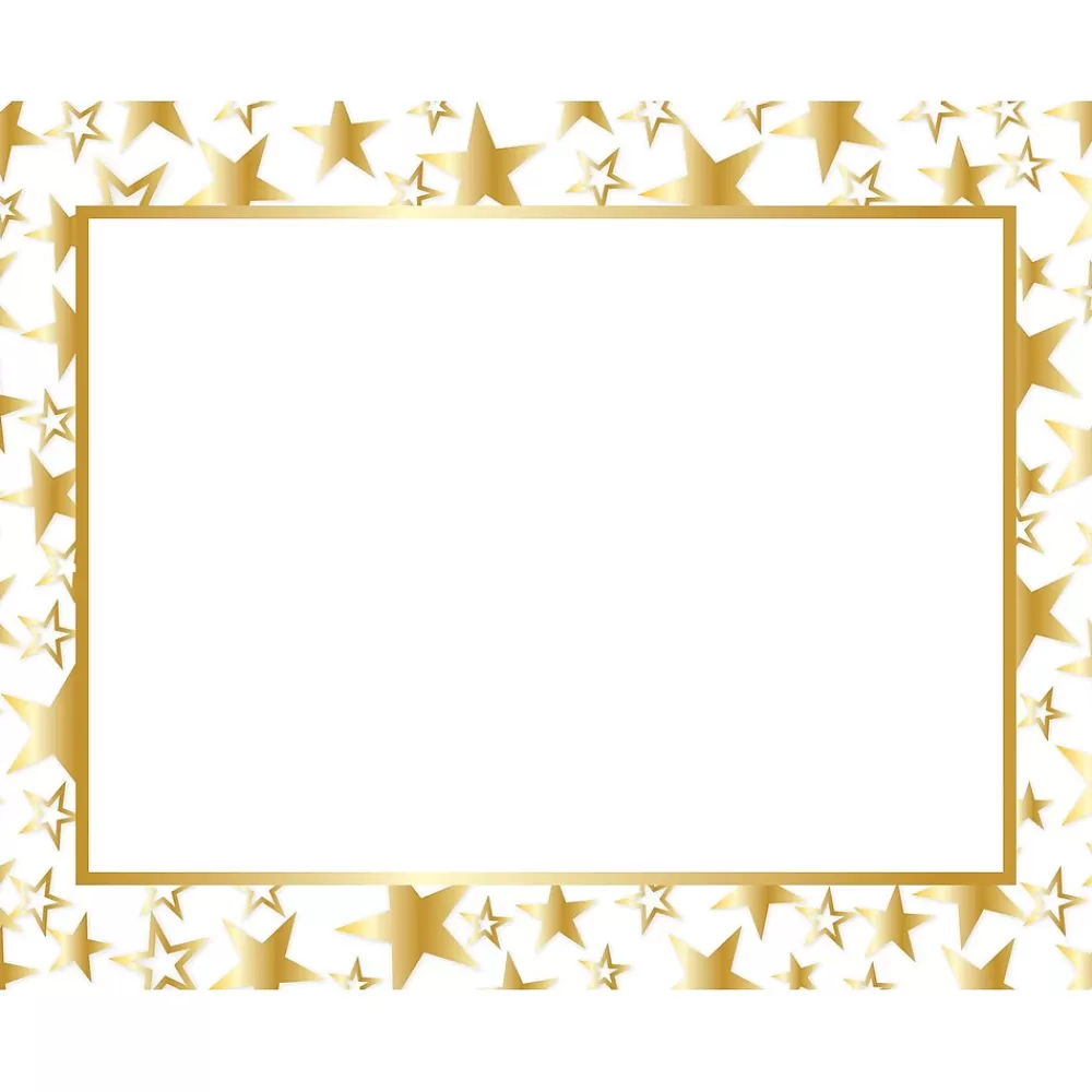 Great Papers Certificates, 8.5" x 11", Gold and White, 50/Pack (2014025) Cheap