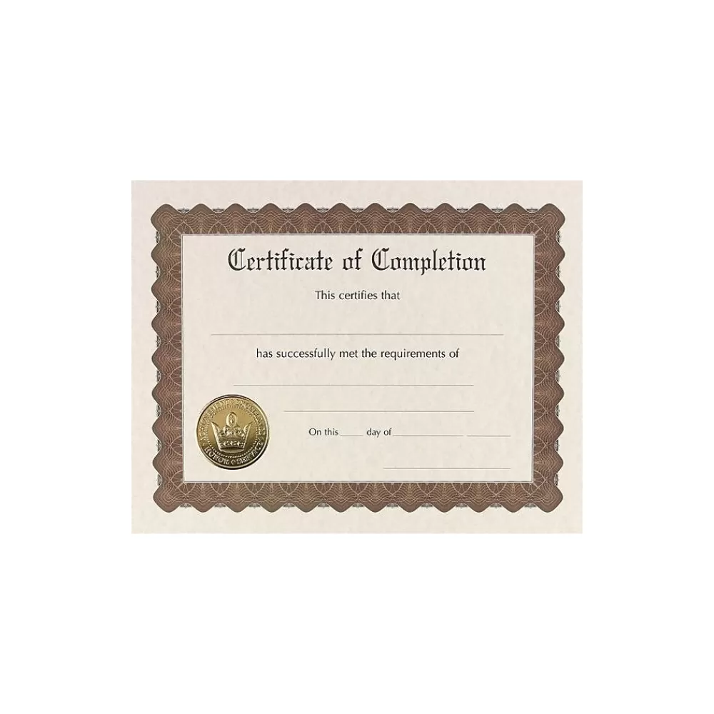 Great Papers Certificates, 8.5" x 11", Gold, 18/Pack (20104236) Hot