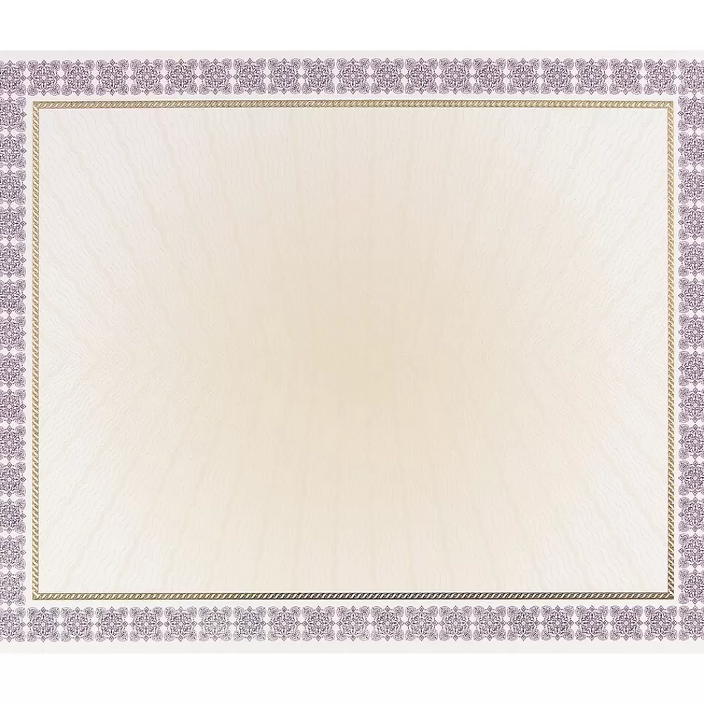 Great Papers Certificates, 8.5" x 11", Purple, 15/Pack (963023) Clearance