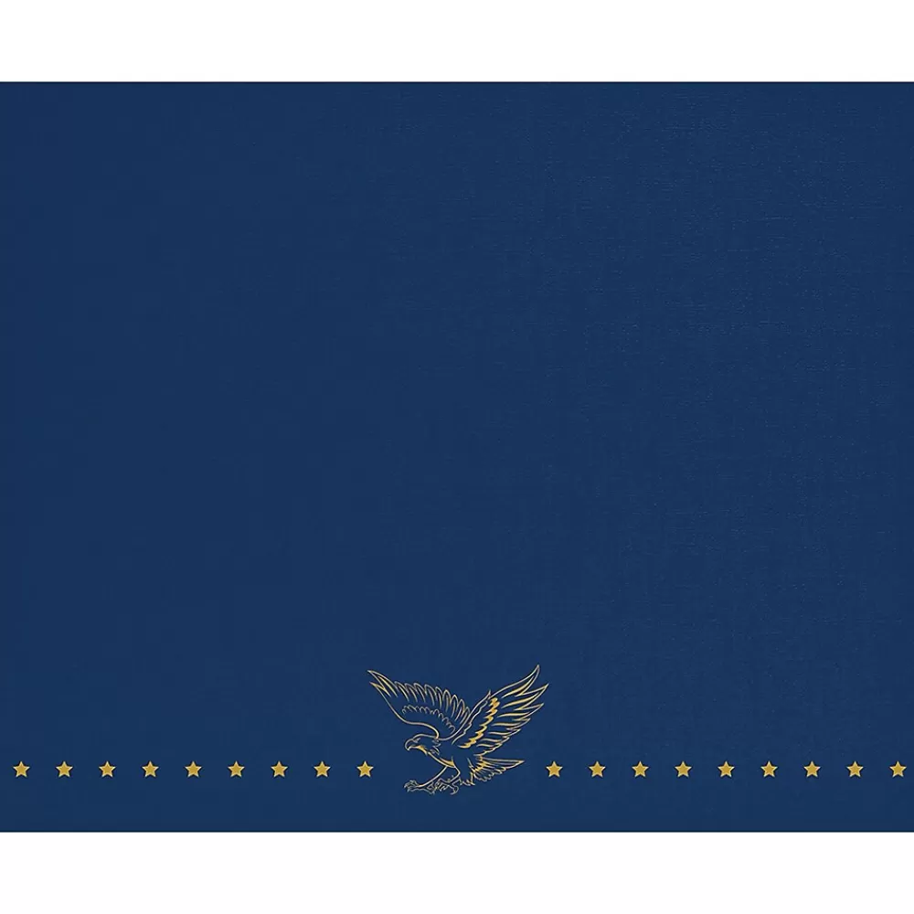 Great Papers Patriotic Certificate Holders, 9.34" x 12", Blue/Gold, 5/Pack (2017045) Online