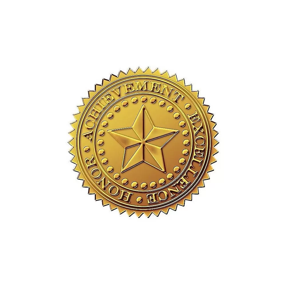 Great Papers Star Seals 1.75", Gold, 96/Pack (903419PK2) Shop