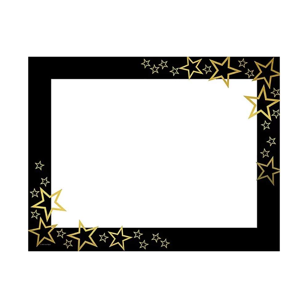 Great Papers Star Search Certificates, 8.5" x 11", White/Black/Gold, 15/Pack (2020001) Cheap