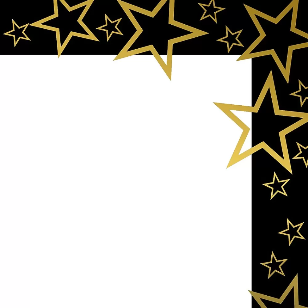 Great Papers Star Search Certificates, 8.5" x 11", White/Black/Gold, 15/Pack (2020001) Cheap