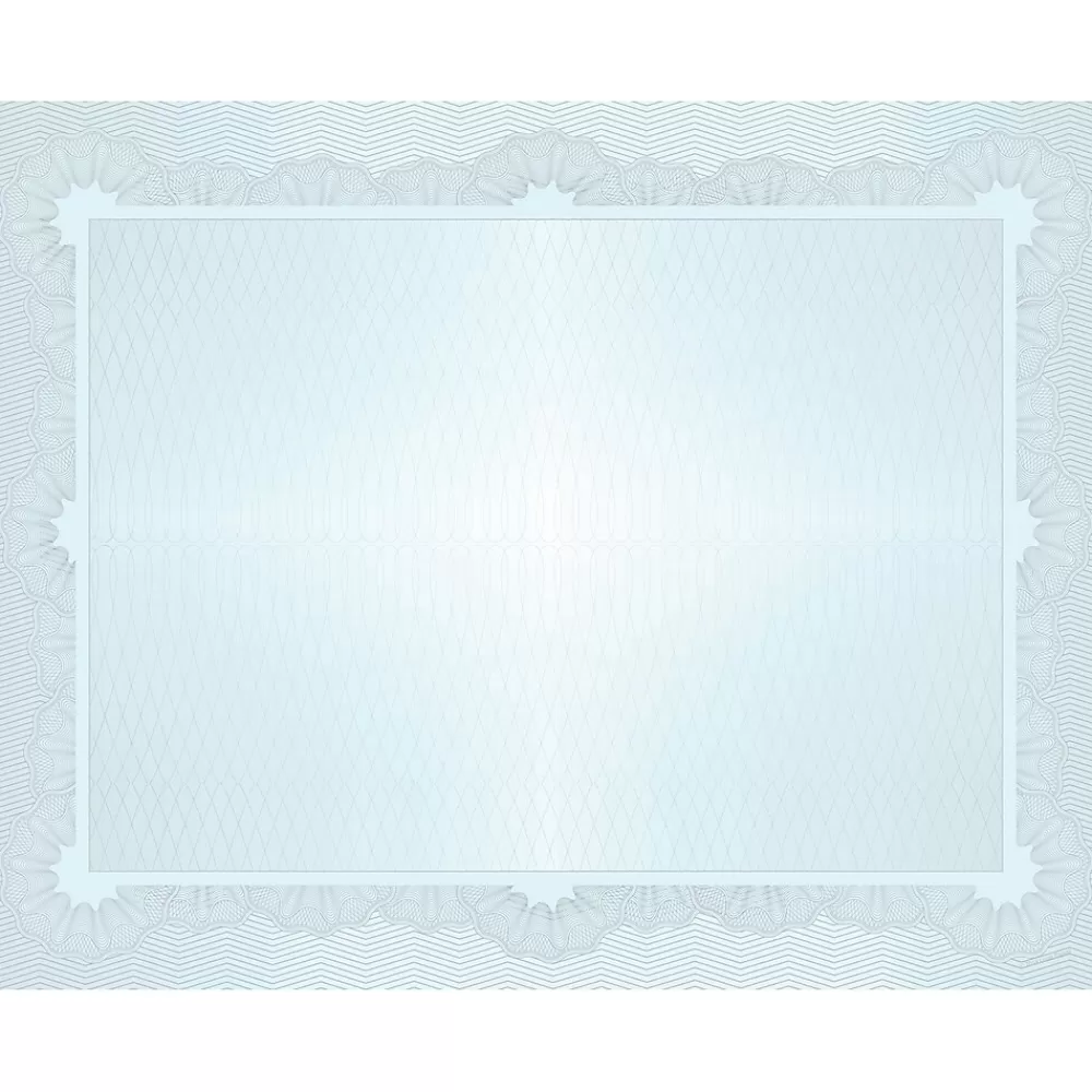 Great Papers Value Certificates, 8.5" x 11", Grand Blue, 50/Pack (2014027) Store