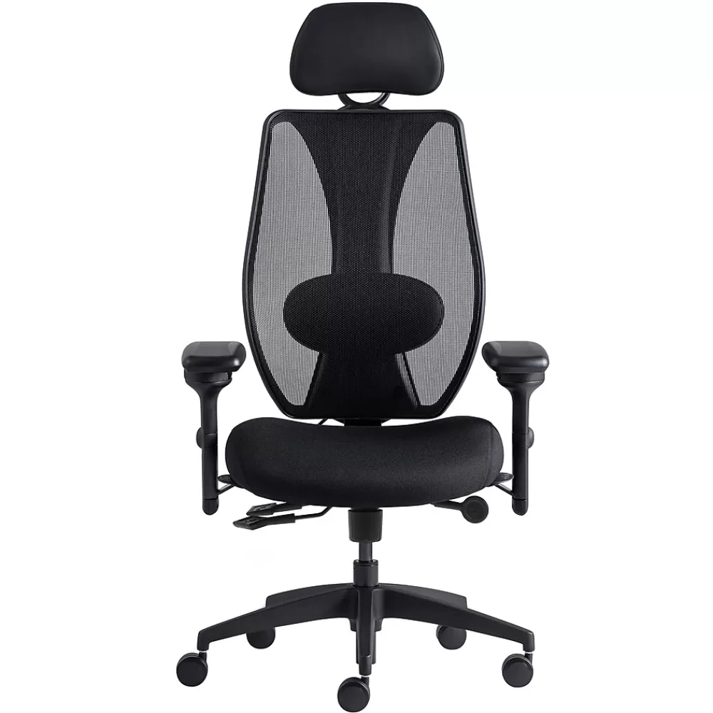 Gry Mattr + ergoCentric sCentric Hybrid Task Chair, Black (sCentricST) Store