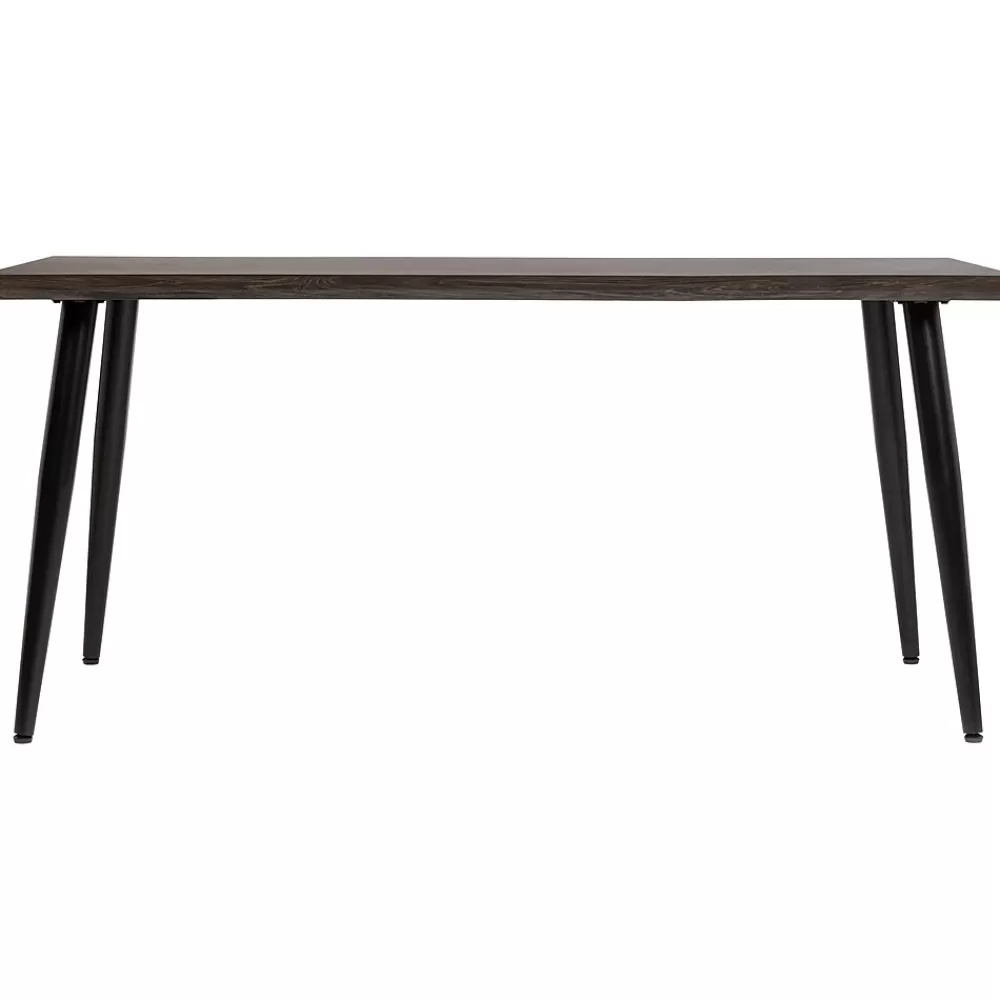 Gry Mattr Capsule 65"W Live Edge Computer Desk, Black Walnut (GMCC-00843) Flash Sale