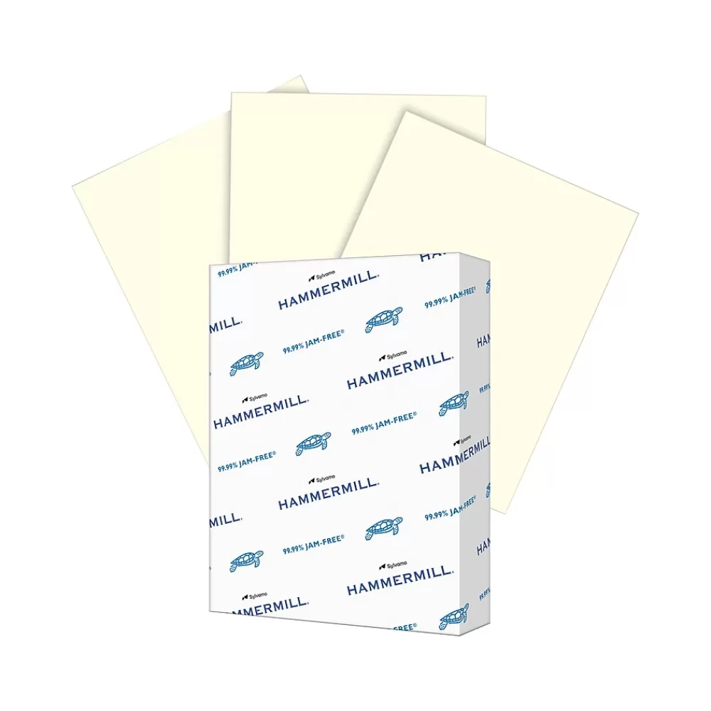 Hammermill 8.5" x 11" Multipurpose Paper, 24 lbs., Cream, 500 Sheets/Ream(168060) Flash Sale