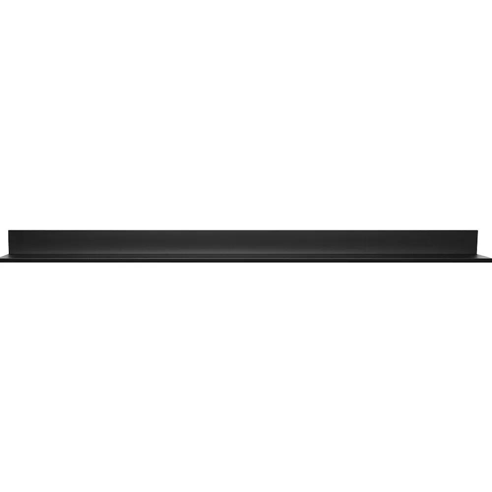 Hangman No-Stud Single Aluminum Floating Shelf, 48-In., Black Powder Coat (HANL48B) Cheap