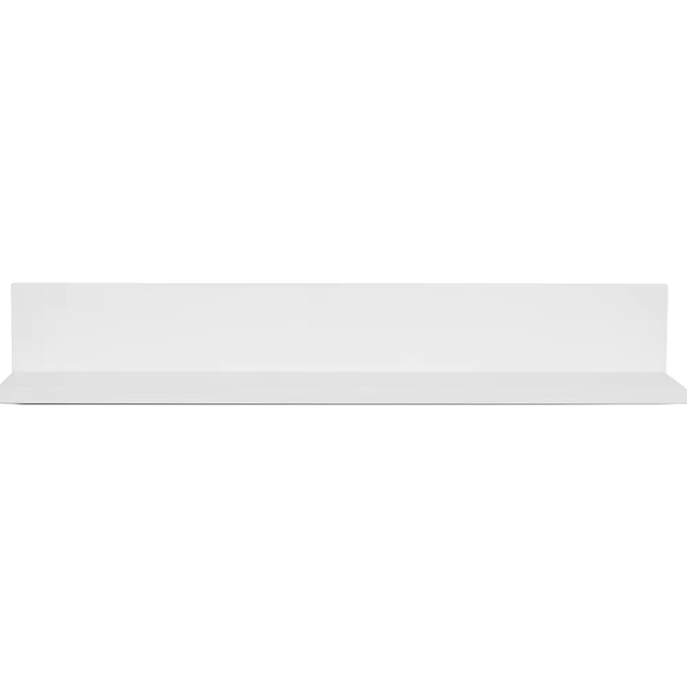 Hangman No-Stud Single Aluminum Floating Shelf, 18-In., White Powder Coat (HANL18W) New
