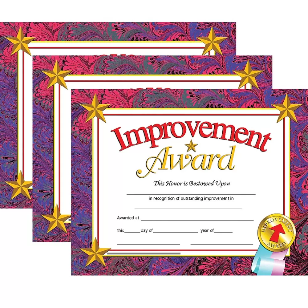 Hayes Publishing Improvement Award Certificate, 30 Per Pack, 3 Packs (H-VA688-3) Shop