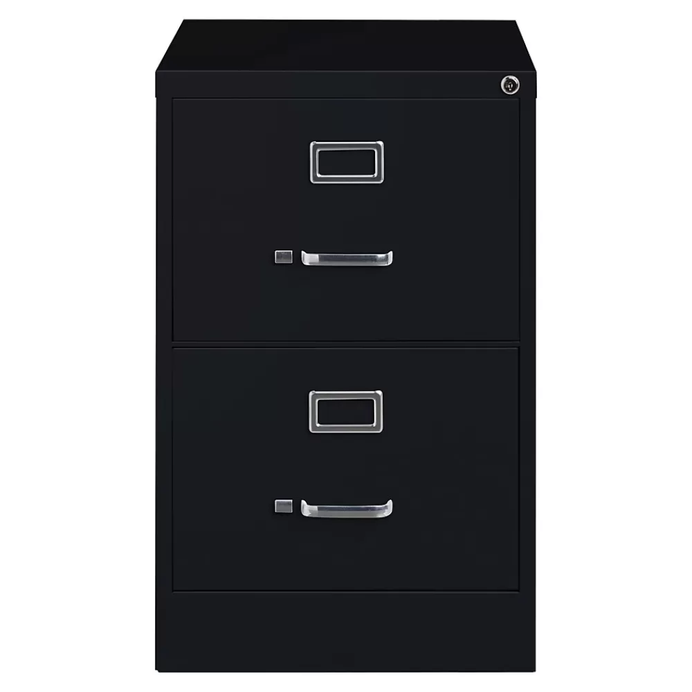 Hirsh Hirish 25" Deep Vertical File Cabinet, Legal, 2-Drawer, Black Discount