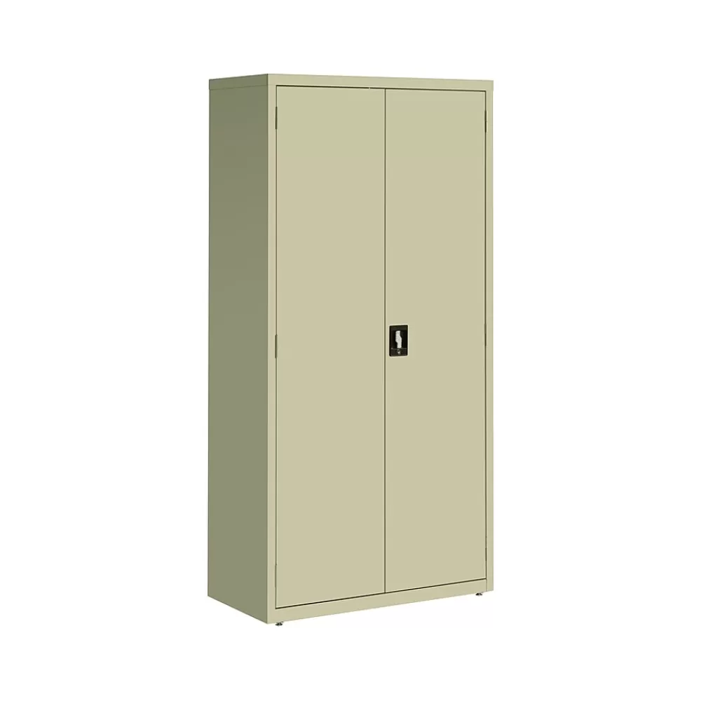 Hirsh 72" Steel Storage Cabinet with 5 Shelves, Putty (22004) Discount