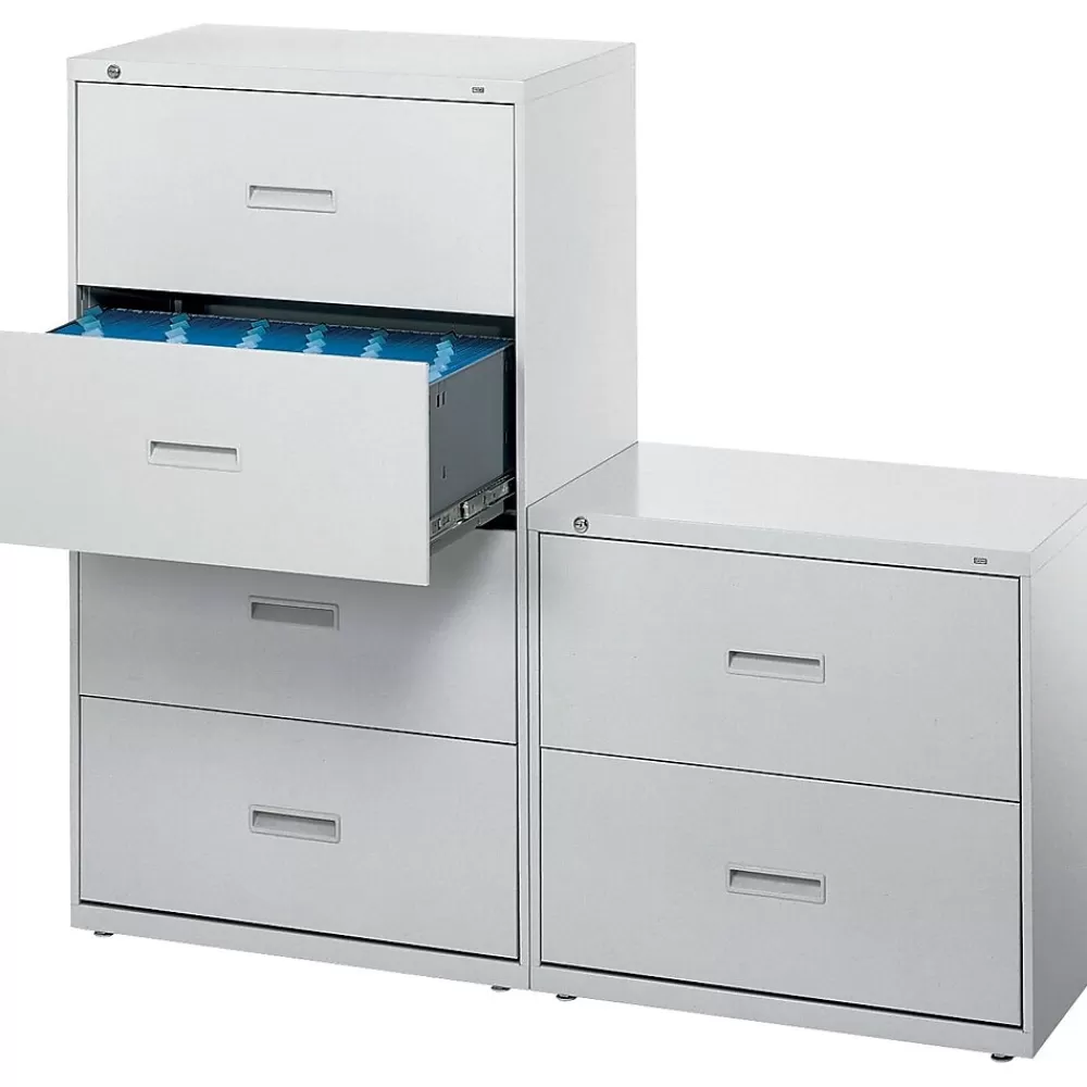 HON 2 Drawers Lateral File Cabinet, Letter/Legal, Putty, 30"W (BSX432LL) Hot