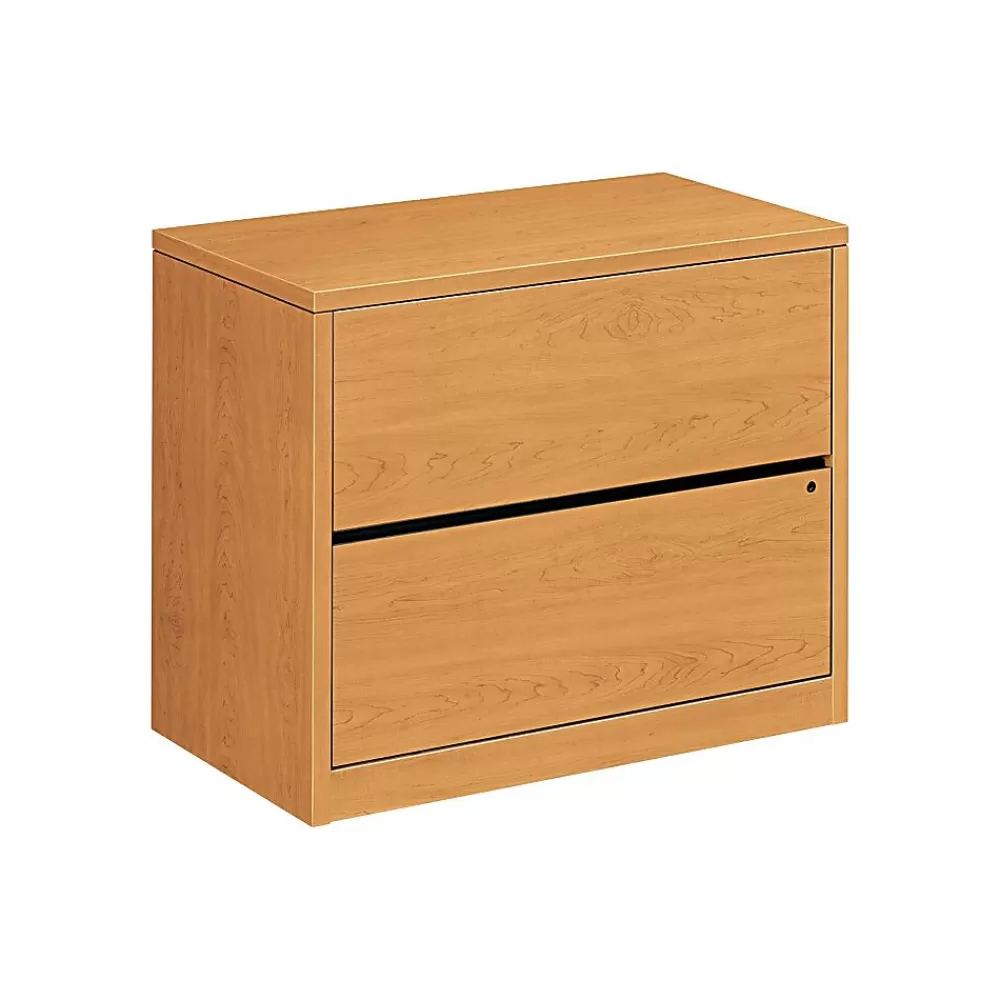 HON ® 10500 Series 2 Drawer Lateral File Cabinet, Harvest, 36"W (10563CC) New