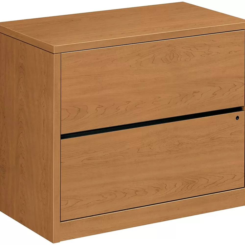 HON ® 10500 Series 2 Drawer Lateral File Cabinet, Harvest, 36"W (10563CC) New