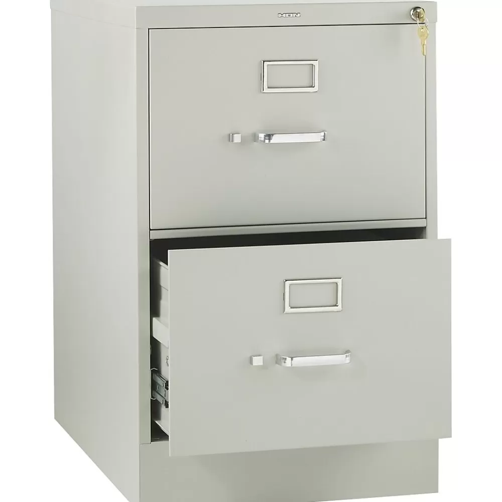 HON 310 Series 2 Drawer Vertical File Cabinet, Legal, Light Gray, 26 1/2"D (312CPQ) Best