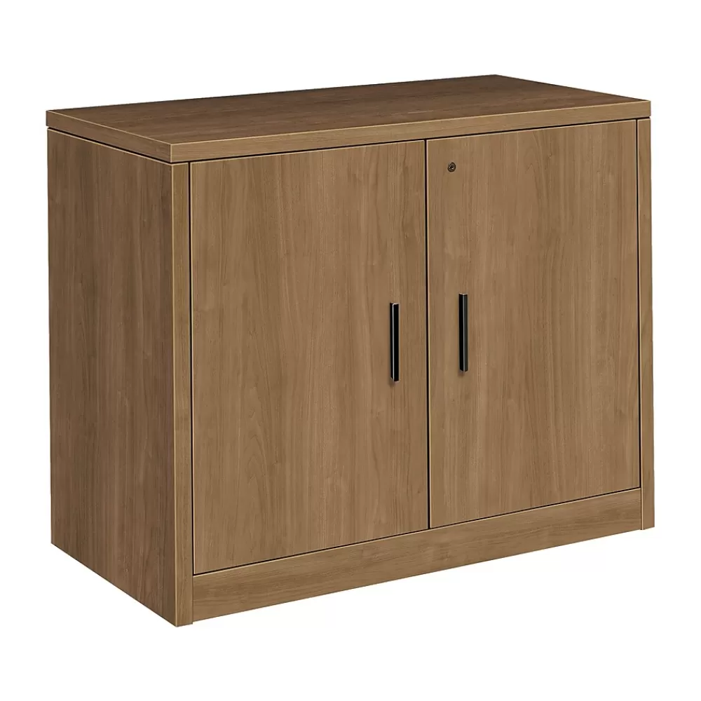 HON 10500 Series 29.5" Storage Cabinet with 2 Shelves, Pinnacle, Installed (105291PINC) Cheap