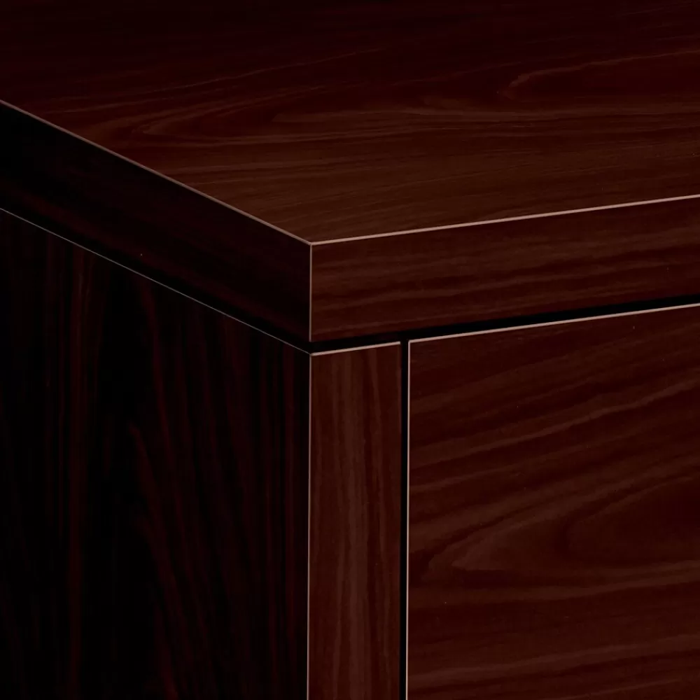 HON 10500 Series 2-Drawer Mobile Vertical File Cabinet, Letter/Legal Size, Lockable, Mahogany (105104NN) Cheap
