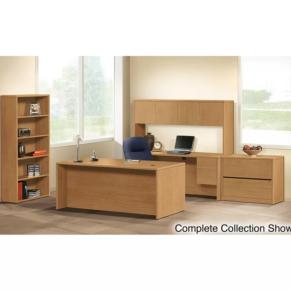 HON 10500 Series 2-Shelf Bookcase, 29 5/8"H x 36"W x 13 1/8"D, Harvest (H105532CC) Online