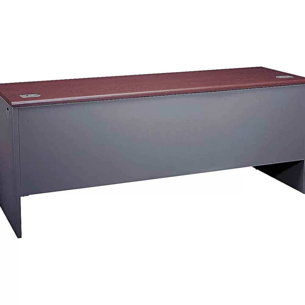 HON ® 38000 Series Steel Kneespace Credenza with Locks, Charcoal, 72"W x 24"D x 29 1/2"H Online