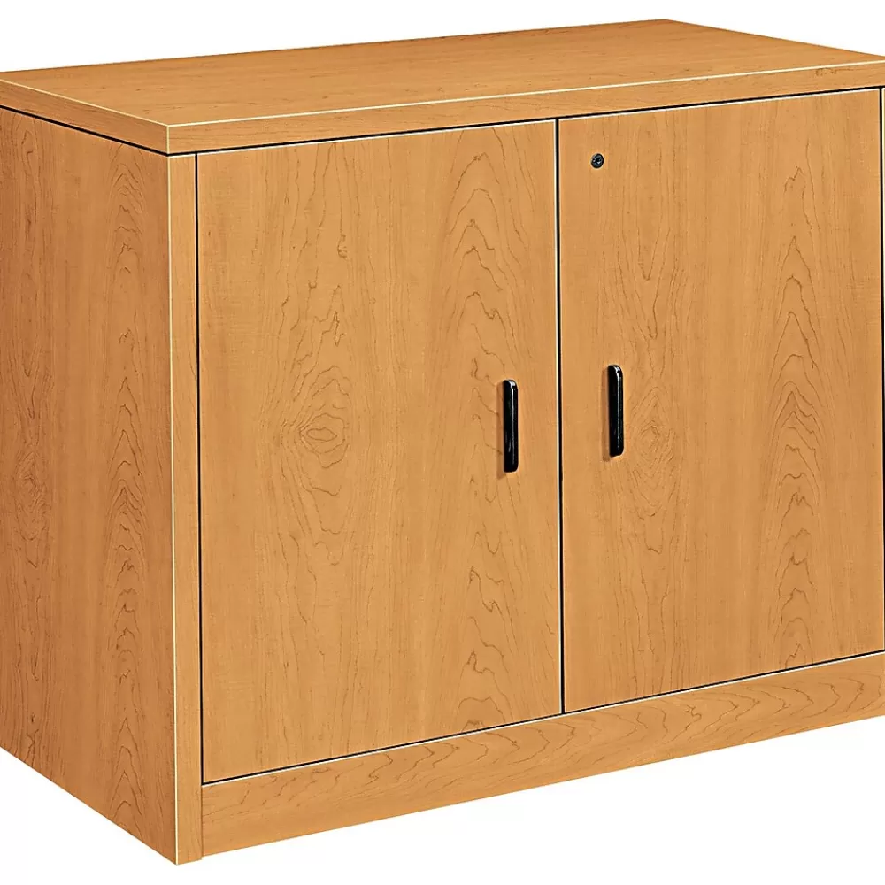 HON 10500 Series Storage Cabinet, 36"W, Harvest, 29 1/2"H x 36"W x 20"D Store