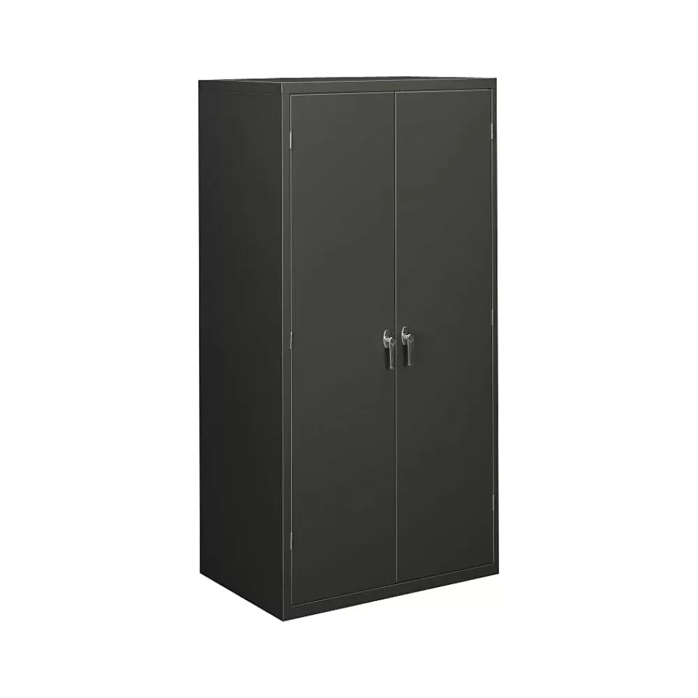 HON Brigade 72" Steel Storage Cabinet with 6 Shelves, Charcoal (SC2472S) Best Sale