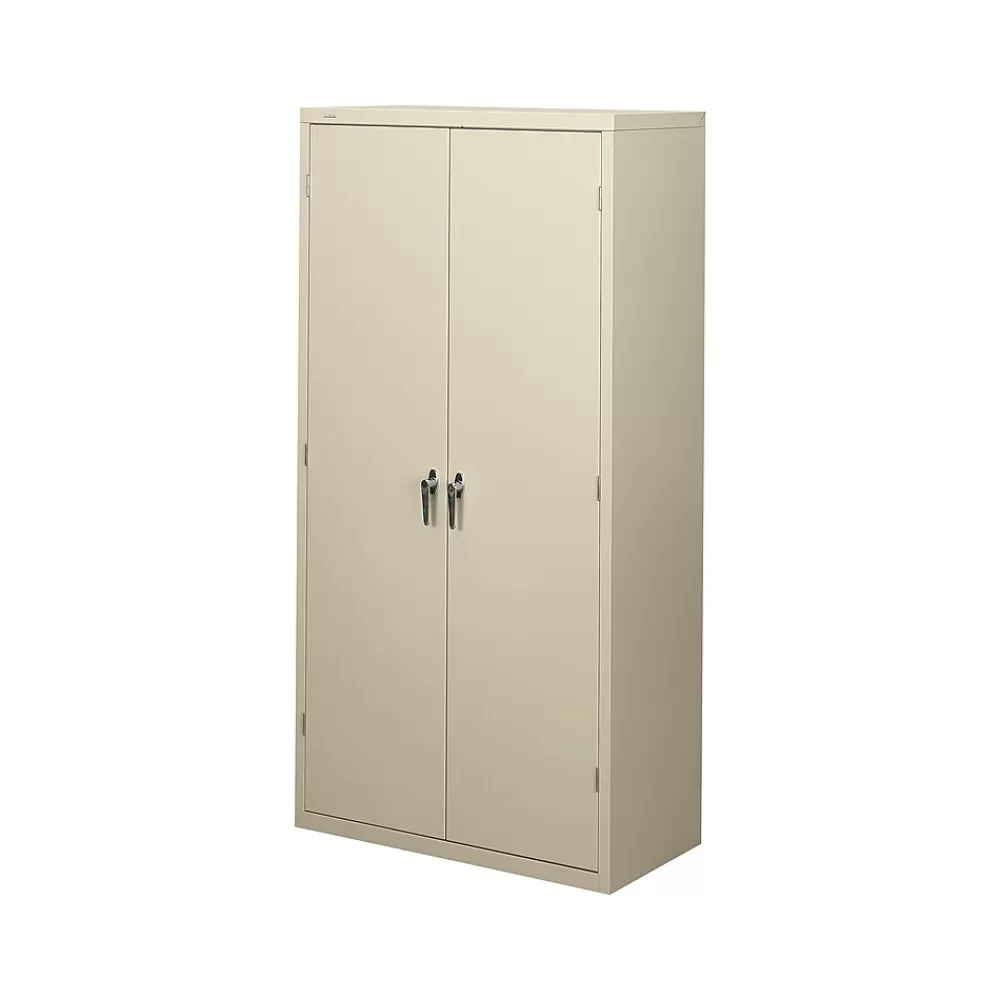 HON Brigade 72" Steel Storage Cabinet with 5 Shelves, Putty (SC1872L) New