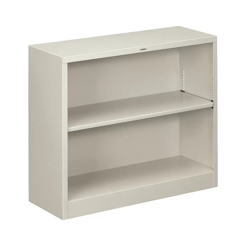 HON Brigade 2-Shelf Standard Bookcase, Light gray (S30ABCQ) Shop