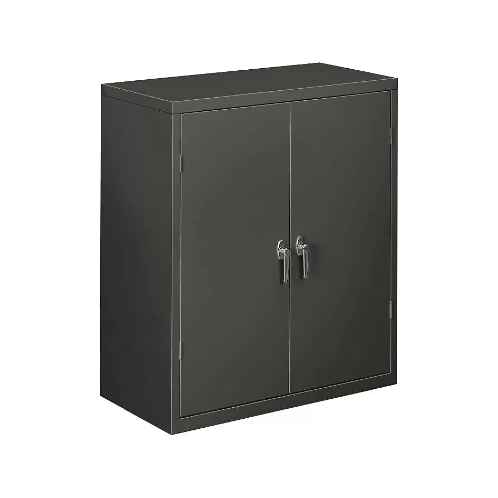 HON ® Brigade® Steel Storage Cabinet, Assembled, 42Hx36Wx18D", Charcoal (SC1842S) Cheap