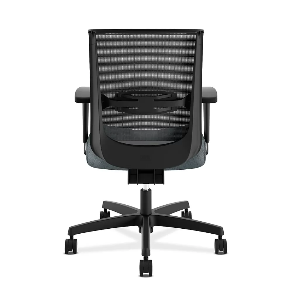 HON Convergence Fabric/Mesh Task Chair, Gray Pattern (CMY1AAPX25) Gray Fabric New