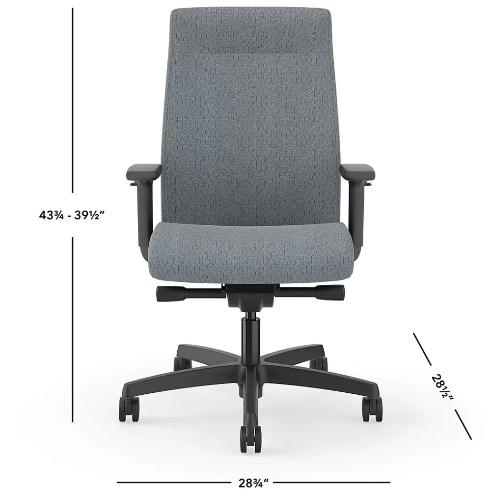 HON Ignition 2.0 Fabric Task Chair, Pattern (I2U2AHAX25TK) Gray Store