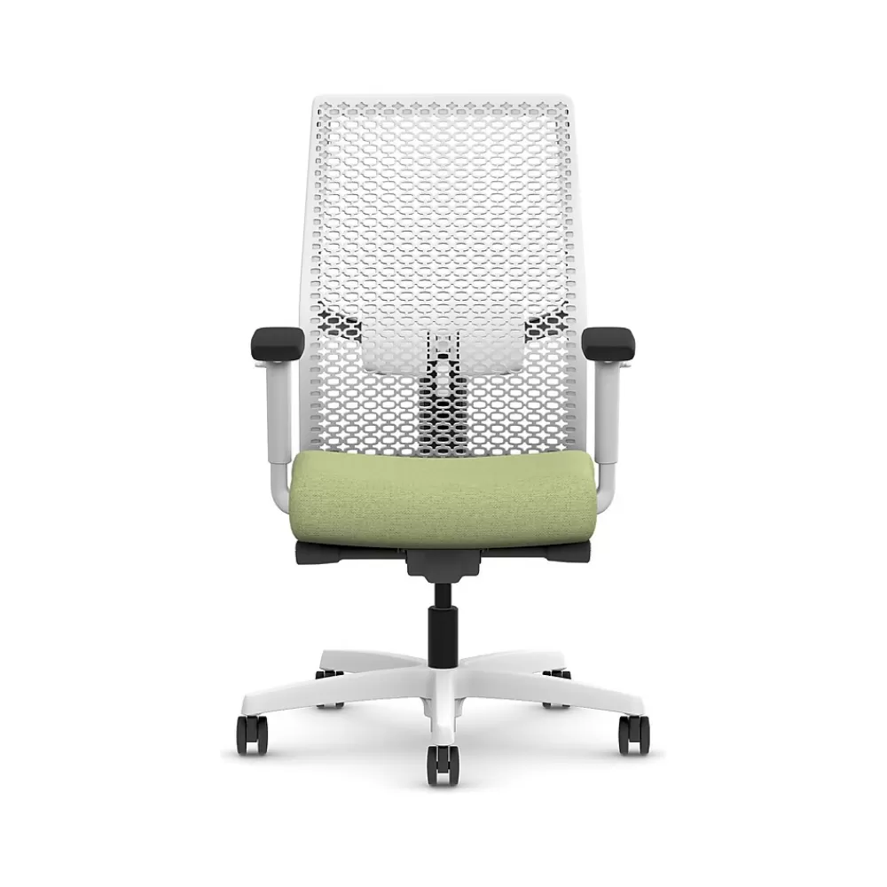 HON Ignition 2.0 ReActiv Fabric Swivel Task Chair, Fern/Designer White (HIWMRAKD.Y2.A.H.DWR.HAML04.DW.SB.DWX) Flash Sale