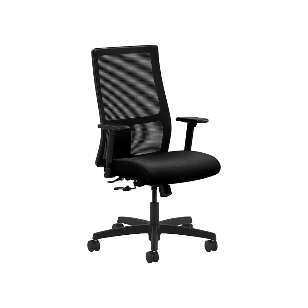 HON Ignition Mesh Back Fabric Computer and Desk Chair, Black (HIWM1.A.H.M.CU10.T.SB) Discount