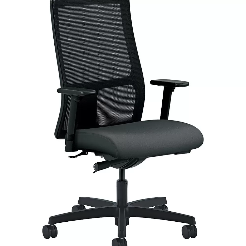 HON ® Ignition® Mid-Back Office/Computer Chair, Arms, Iron Ore Clearance