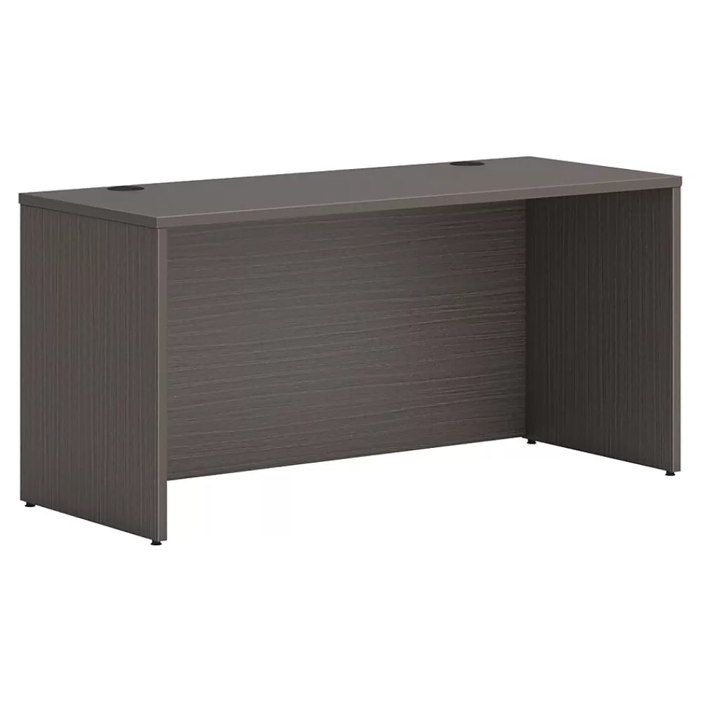 HON Mod 60" Credenza Shell, (HLPLCS6024.LSL1) Slate Teak Shop