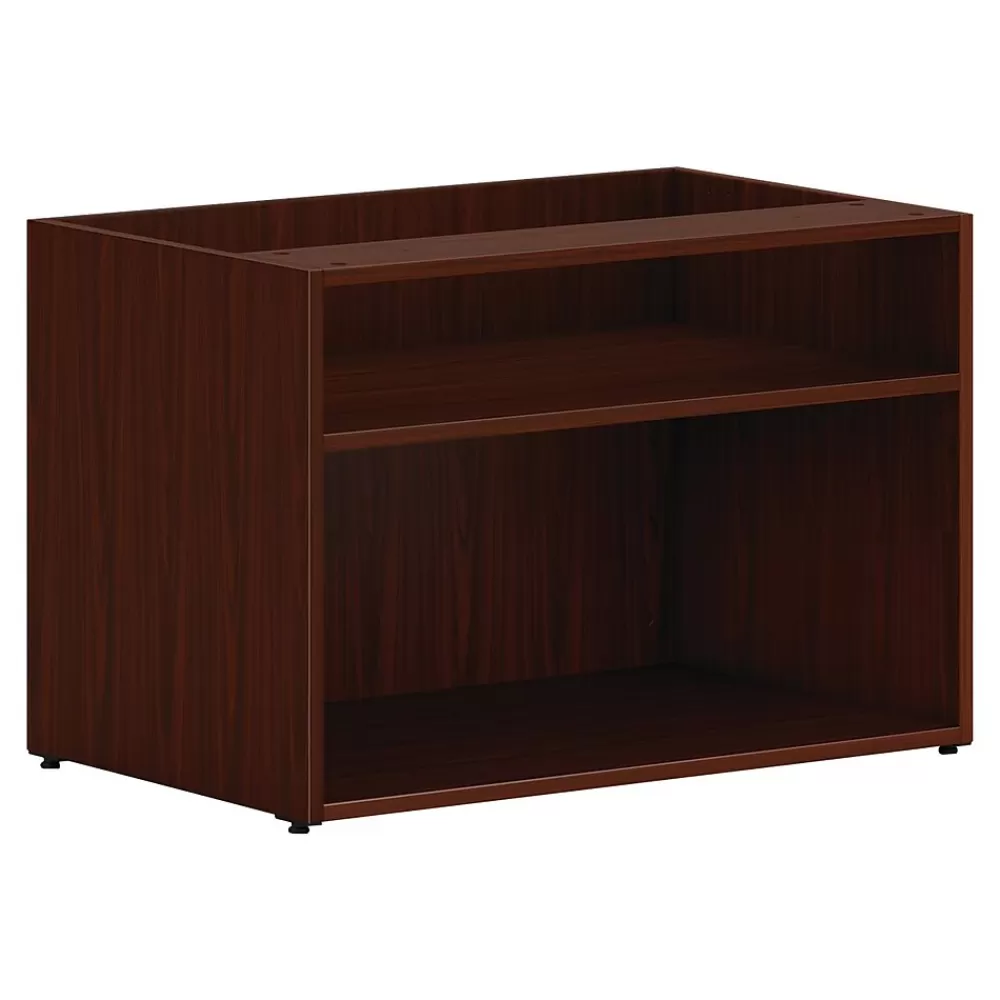 HON Mod 21" Low Storage Credenza with 2 Shelves, Traditional Mahogany (HLPLCL3020S.LTM1) Cheap
