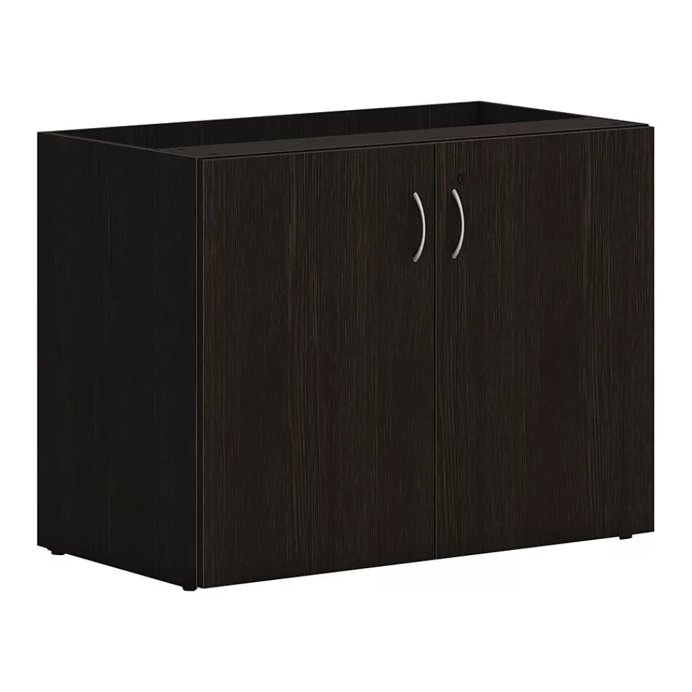 HON Mod 29" Storage Cabinet with 1 Shelf, Java Oak (HLPLSC3620.LJA1) Best