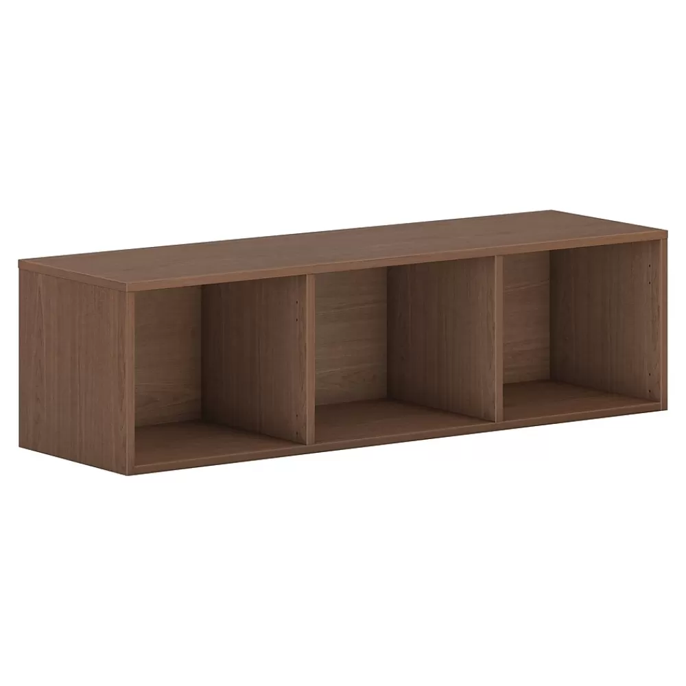 HON Mod 13.5" Wall Cabinet with 1 Shelf, Sepia Walnut (HLPLWMH48.LSE1) Cheap