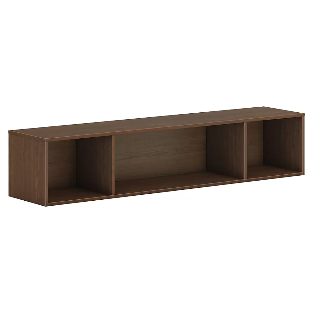 HON Mod 13.5" Wall Cabinet with 1 Shelf, Sepia Walnut (HLPLWMH66.LSE1) Best Sale