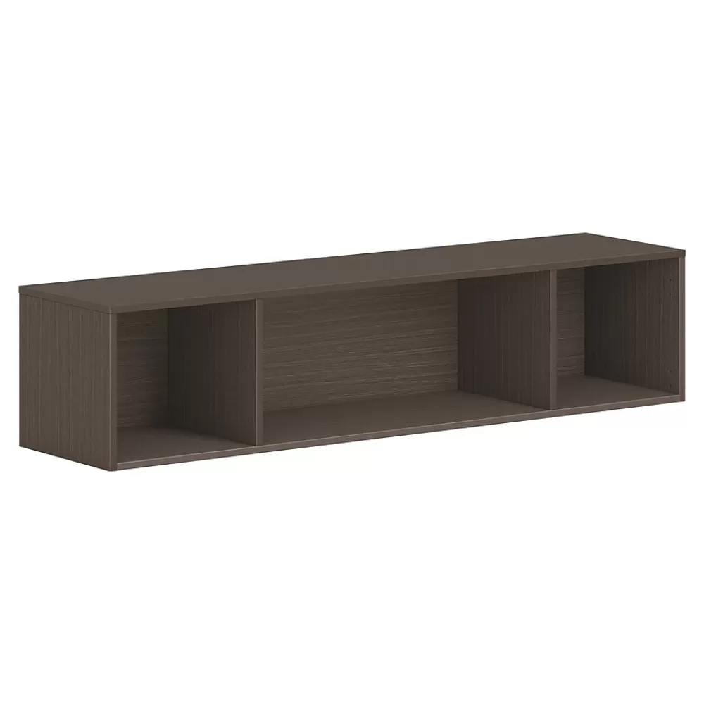 HON Mod 13.5" Wall Cabinet with 1 Shelf, Slate Teak (HLPLWMH60.LSL1) Outlet