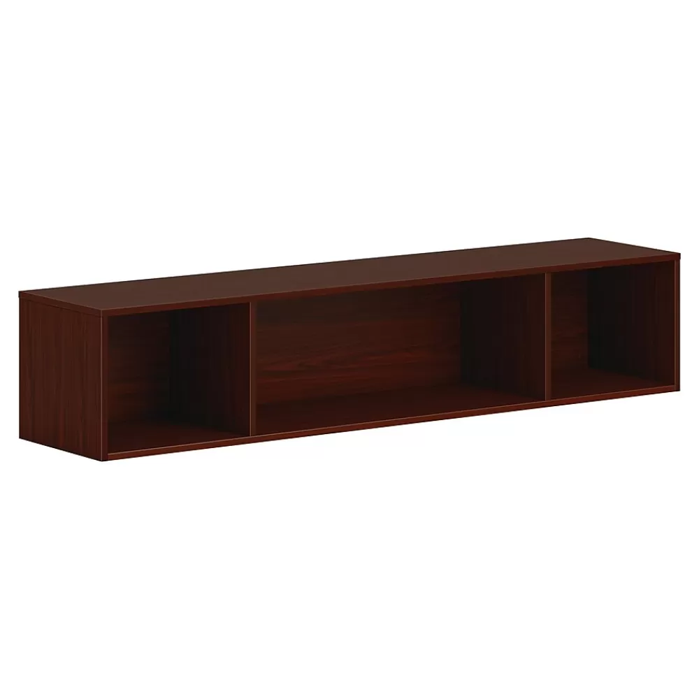 HON Mod 13.5" Wall Cabinet with 1 Shelf, Traditional Mahogany (HLPLWMH66.LTM1) Cheap