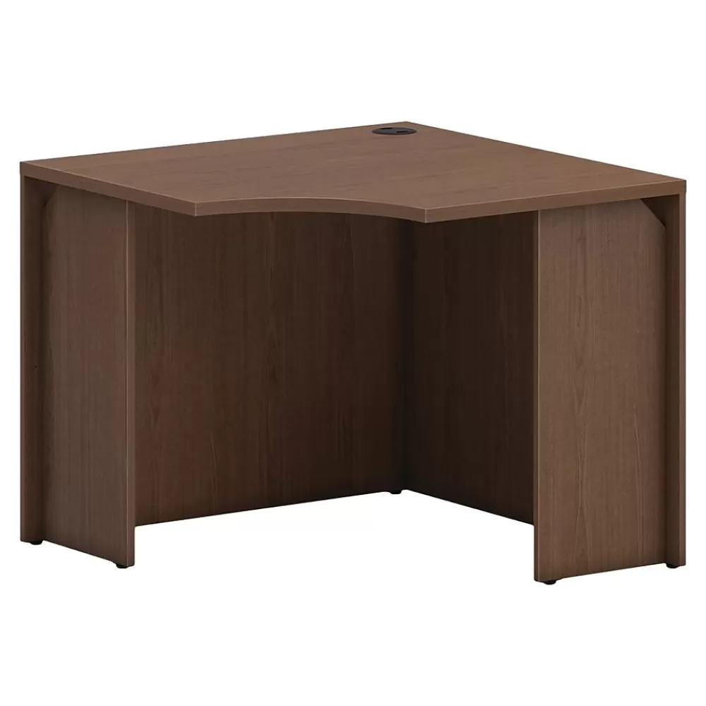 HON Mod 36"W Corner Desk Shell, Sepia Walnut (HLPLCS36.LSE1) Fashion