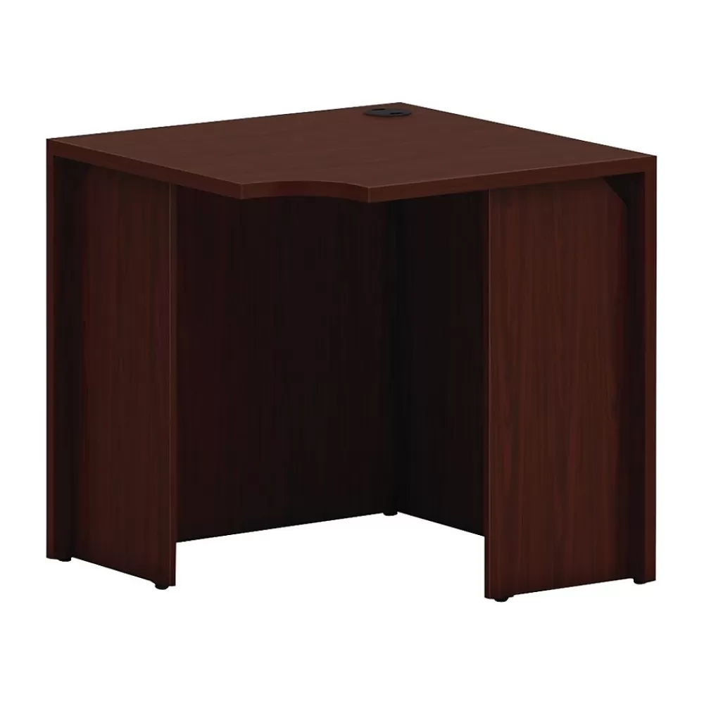 HON Mod 30"W Corner Desk Shell, Traditional Mahogany (HLPLCS30.LTM1) New