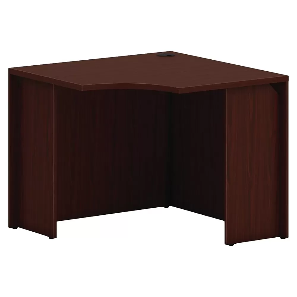 HON Mod 36"W Corner Desk Shell, Traditional Mahogany (HLPLCS36.LTM1) Clearance
